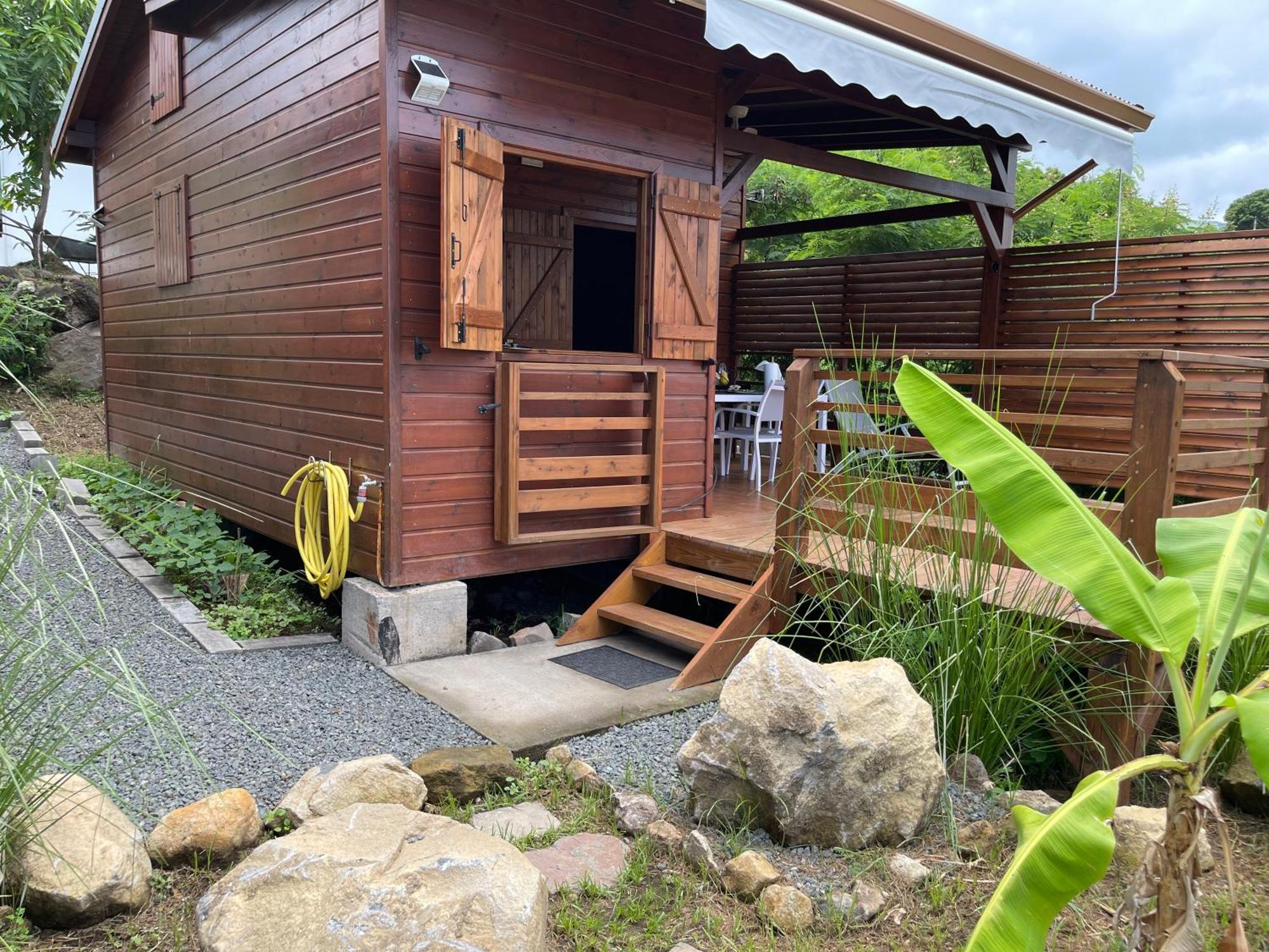 Bungalow Lanar'Am Graj - 2 Bouillante Buitenkant foto